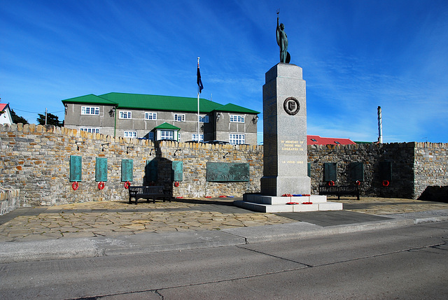 1982 Liberation Monument. Stanley, Falklands