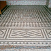 Reconstruction of a mosaic, Augusta Raurica.