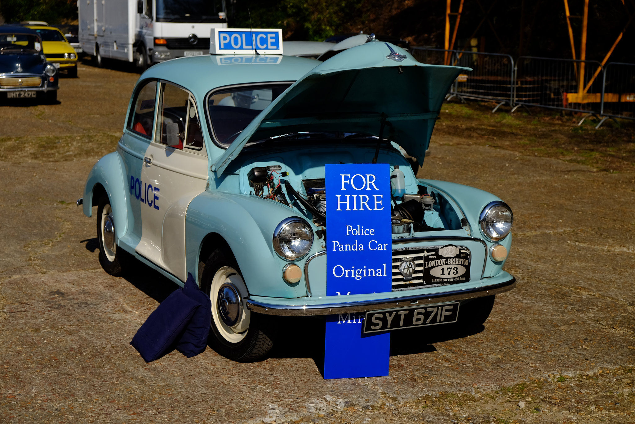 Brooklands Fuji X-T1 Morris Minor Police car
