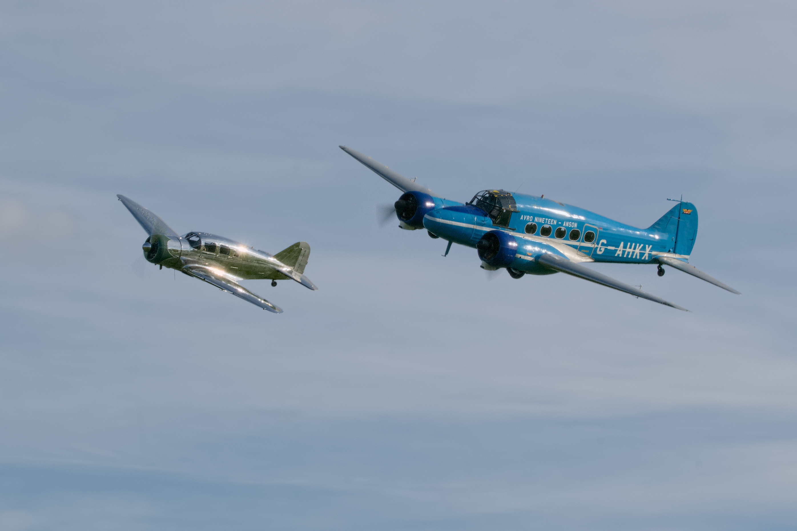 Avro Anson + Spartan Executive