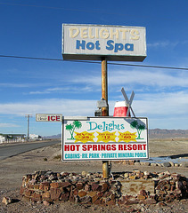 Delight's Hot Springs Resort in Tecopa