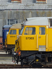 Class 57 at Eastleigh (1) - 24 March 2014