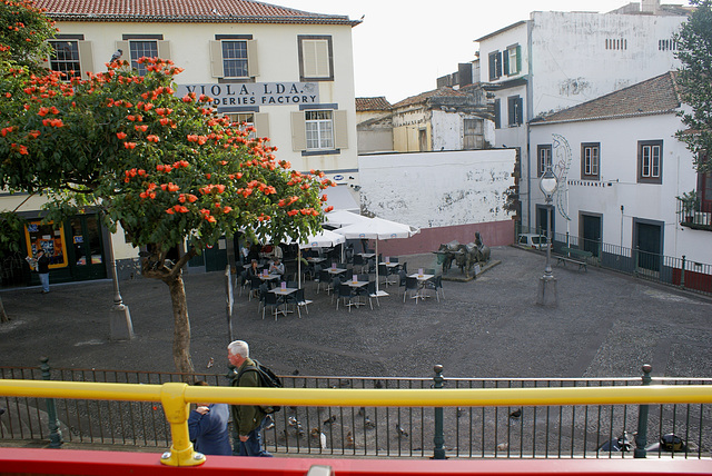 Funchal. Ein bekanntes Cafe direkt neben den Markthallen.  ©UdoSm