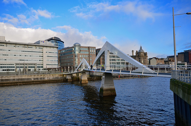 Tradeston (Squiggly) Bridge, Glasgow