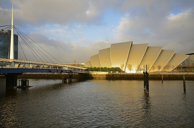 Bell's Bridge and the SECC, Glasgow