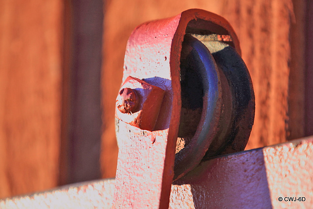 They knew how to make barn door rollers in the 1850s...