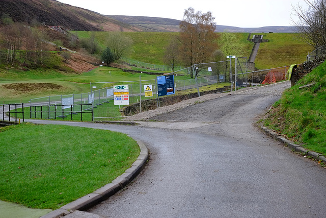 Hurst Reservoir work in progress