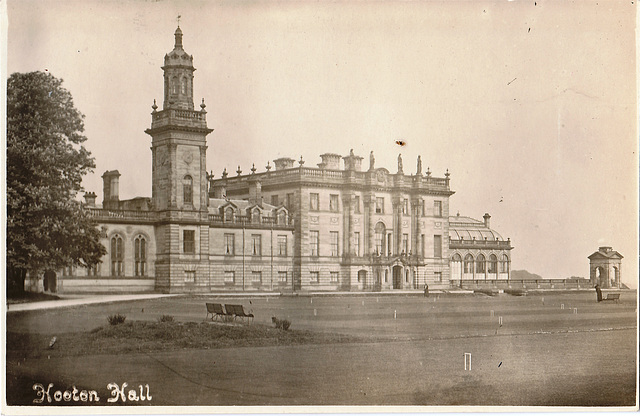 Hooton Hall, Wirral (Demolished) - Entrance Facade