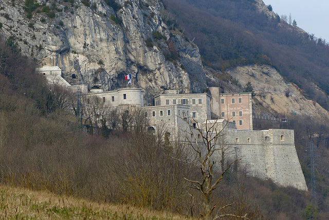 P1090083- Fort l'Ecluse, Le fort du bas - Rando Fort l'Ecluse:Léaz  11 mars 2014