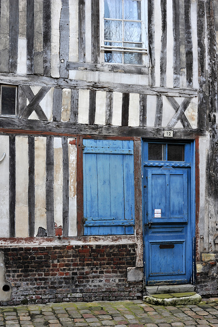 La porte et le volet bleus - Honfleur