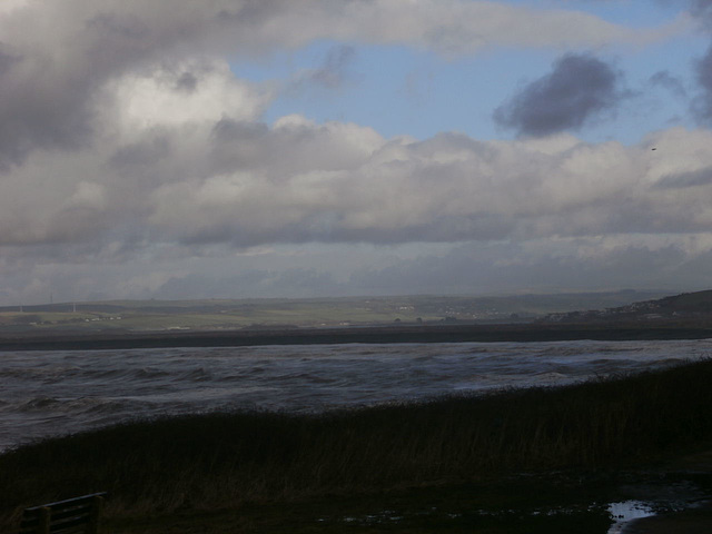 A day of high winds and rain