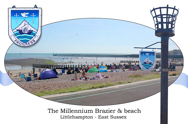 Littlehampton Millennium Brazier - 20.8.2013