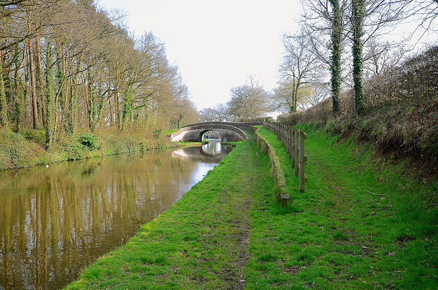 Turnover Bridge on the Shropshire Union Canal near Church Eaton