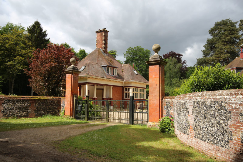 Lodge to Cavenham Hall, Suffolk (Demolished 1949)