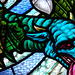 Detail of East Window, Earl Sterndale Church, Derbyshire