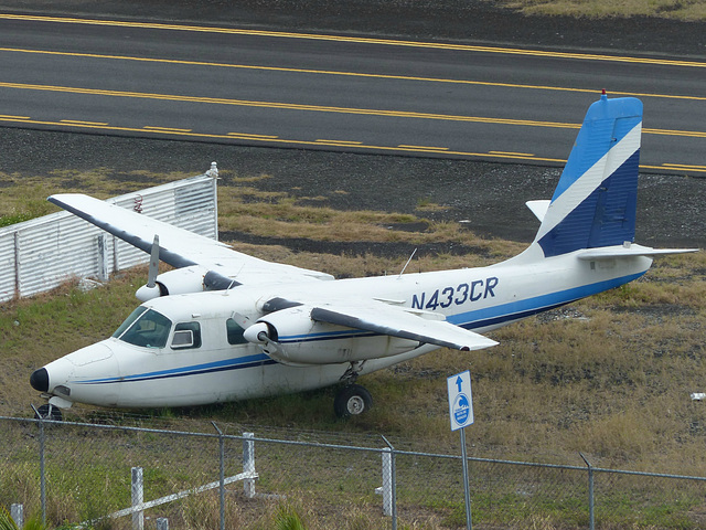 N433CR at Isla Grande - 8 March 2014