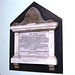 Memorial to William Marcus Falloon MA, Saint Bride's Church, Percy Street, Liverpool