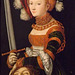 Detail of Judith with the Head of Holofernes by Cranach in the Metropolitan Museum of Art, February 2014