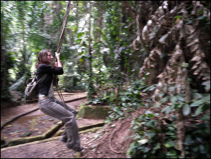 Sometimes, you've just got to be Tarzan