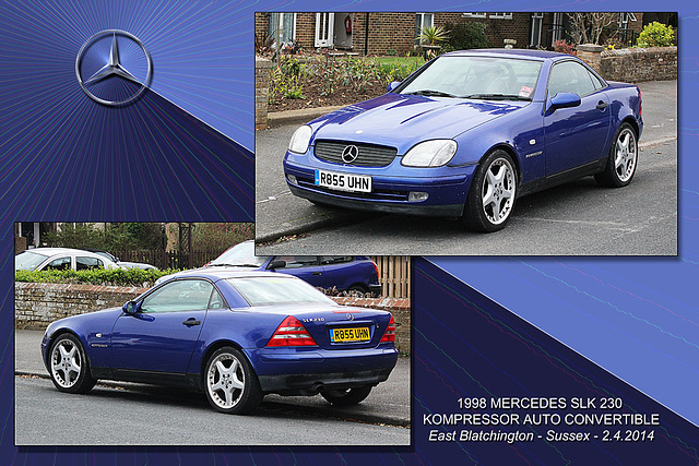 1998 Mercedes SLK 230 - East Blatchington - 2.4.2014