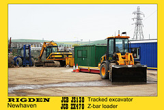 Rigden Newhaven depot JCBs - 29.3.2014