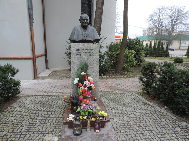 Swinemünde - Denkmal für Papst Johannes Paul II.