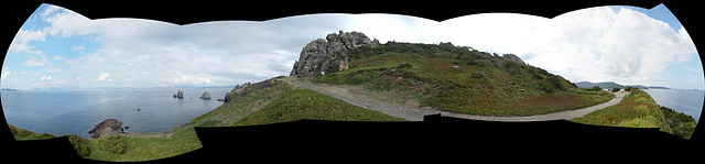 cap des Mèdes; nord de l'île de Porquerolle, panorama