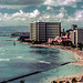 Waikiki Beach with the old Royal Hawaiian Hotel (The Pink Palace of the Pacific) 1980 (330°)