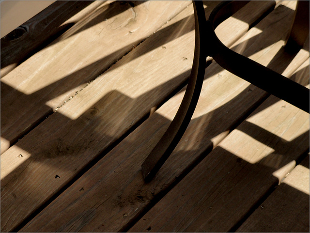 Light and Shadow on the Porch