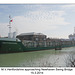 MV Hertfordshire approaching Newhaven Swing Bridge - 15.3.2014