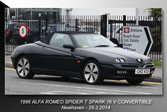 1996 Alfa Romeo Spider convertible - Newhaven - 29.3.2014