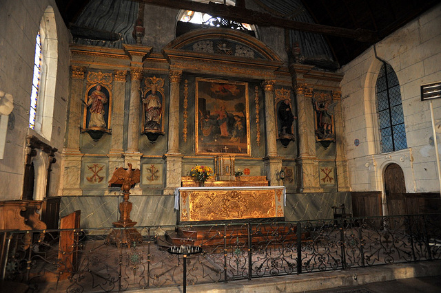 Retable de l'église de Villiers-sur-Loir