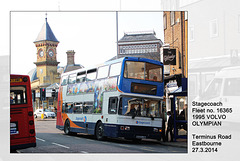 Stagecoach Volvo Olympian 16365 - Eastbourne - 27.3.2014