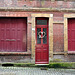 Une vieille façade de la rue des Capucins à Honfleur