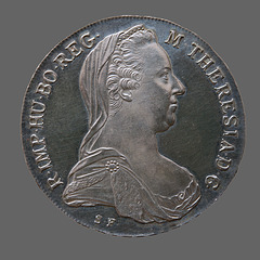 Thaler de Marie-Thérèse d'Autriche. Avers.