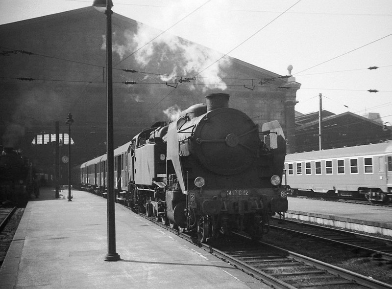 Paris Gare du Nord France September 1969