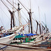 Indonesia Jakarta Docks sailing ships January 1998