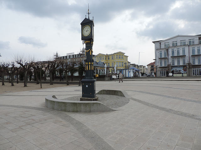 Ahlbeck - Historische Uhr von 1910