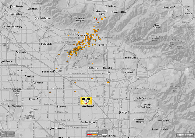 Revised La Habra Quake Map Revised La Habra Quake Map