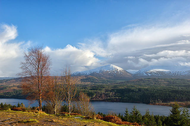 View over Loch Garry