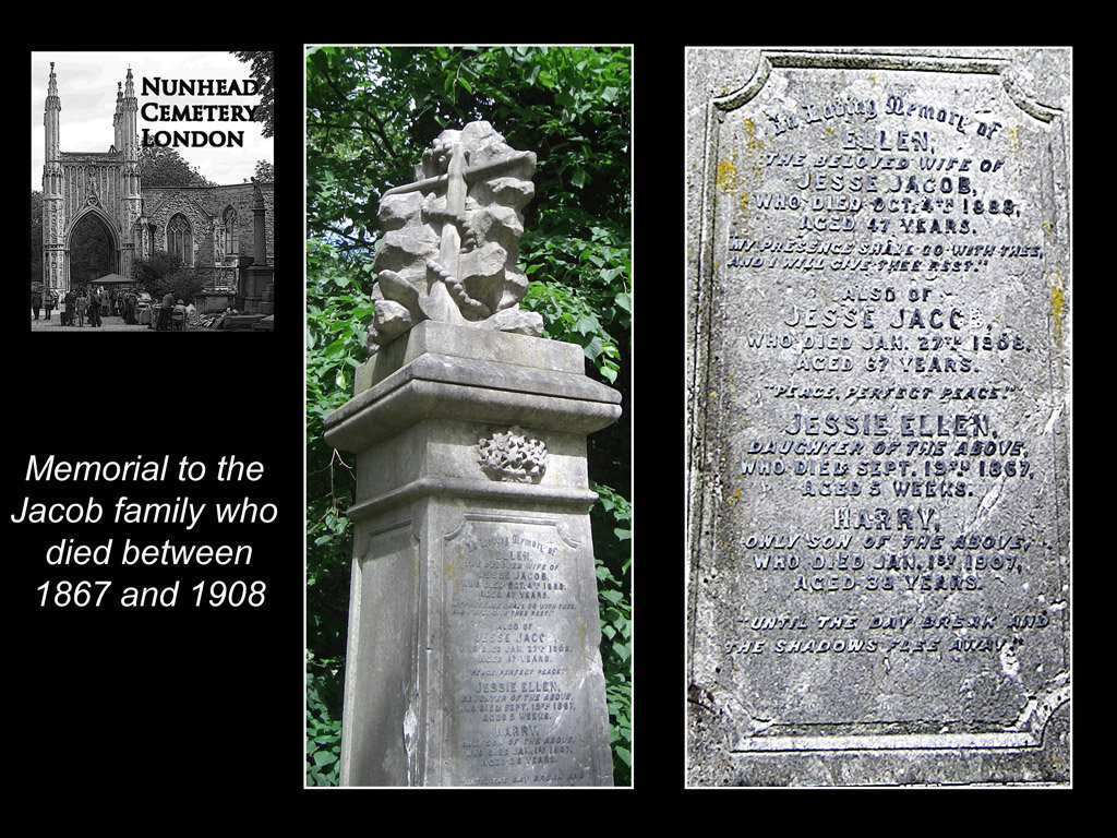 Jacob family memorial  - Nunhead Cemetery - 19.5.2007