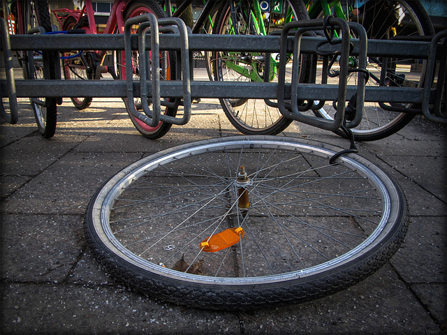 locked bike