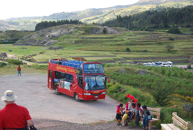 Une bonne manière de visiter les environs de Cusco sans se fatiguer .....à 3800 m  l'air est plus rare