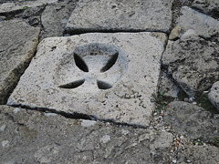 Aquincum : bouche d'égout.