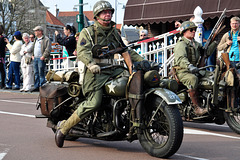 Military History Day 2014 – Harley Davidson WLA motorcycles