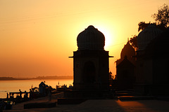 Sunset at Maheshwar