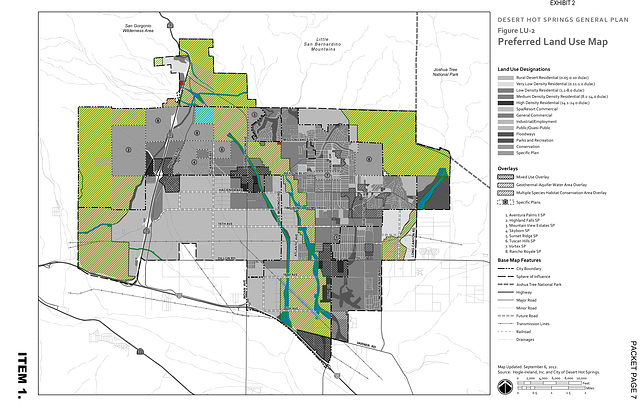 MSHCP Areas In Proposed DHS General Plan Preferred Land Use Map