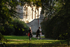 Lacock Abbey in October Sunlight