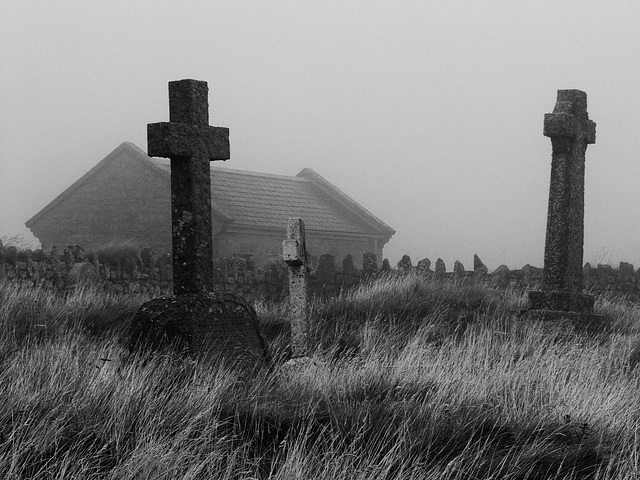 Old Cemetery on a misty morning