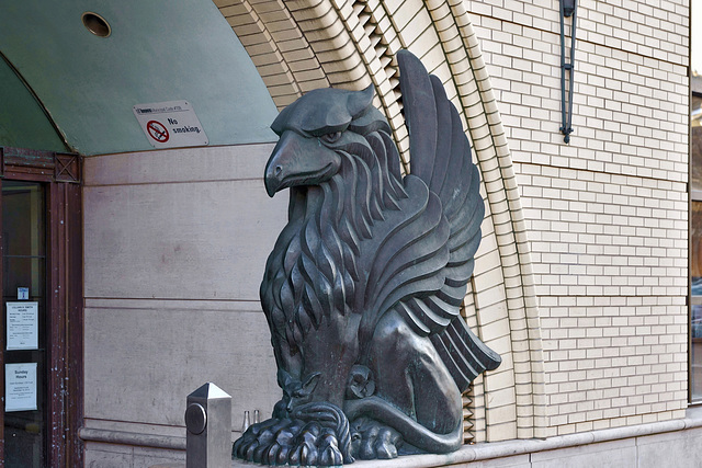 But Griffins Don't Smoke! – College Street near Huron, Toronto, Ontario